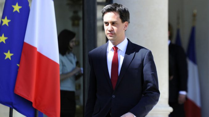 Labour leader Ed Miliband